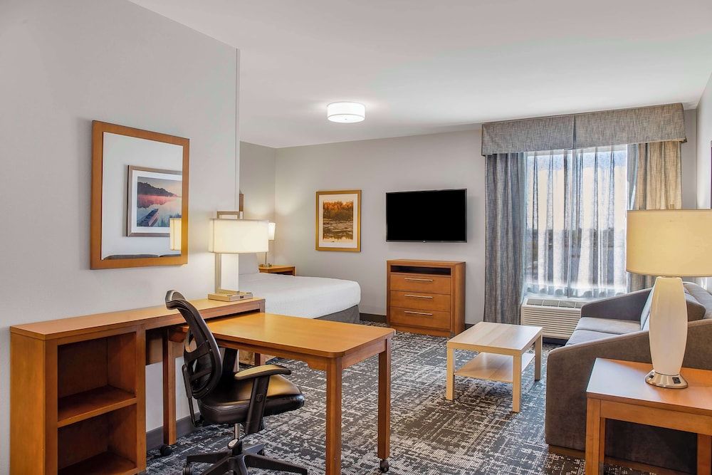 Homewood Suites by Hilton Winnipeg Airport-Polo Park, MB Studio, 1 King Bed, Accessible, Bathtub 3