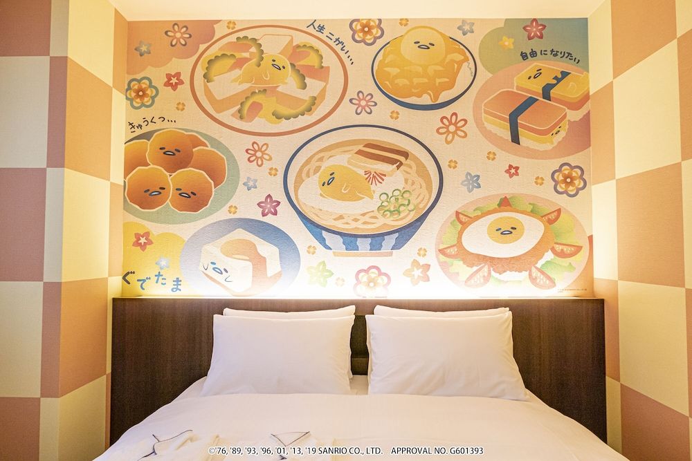 Standard Double Room, Non Smoking - Gudetama with one plate breakfast Okinawa Agu pork Hamburg steak