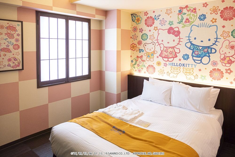 Standard Double Room, Non Smoking - Hello Kitty with one plate breakfast (Okinawa Agu pork Hamburg)