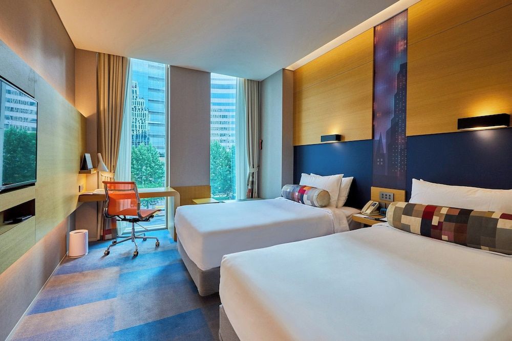 Aloft Seoul Gangnam Aloft, Urban Room, 2 Twin Beds, City View 2