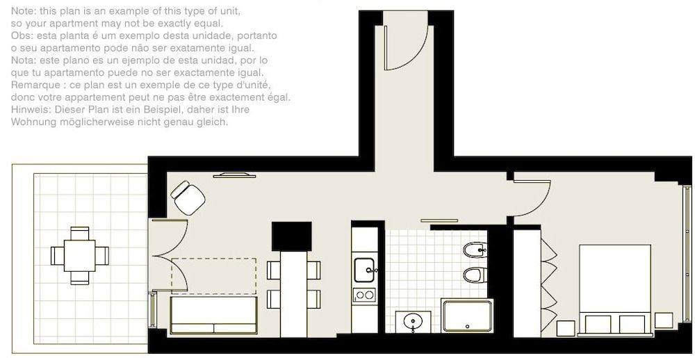 Room layout blue print