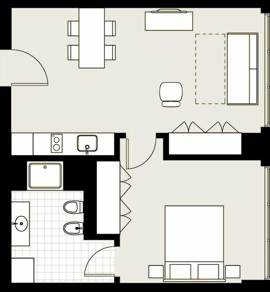 Room layout blue print