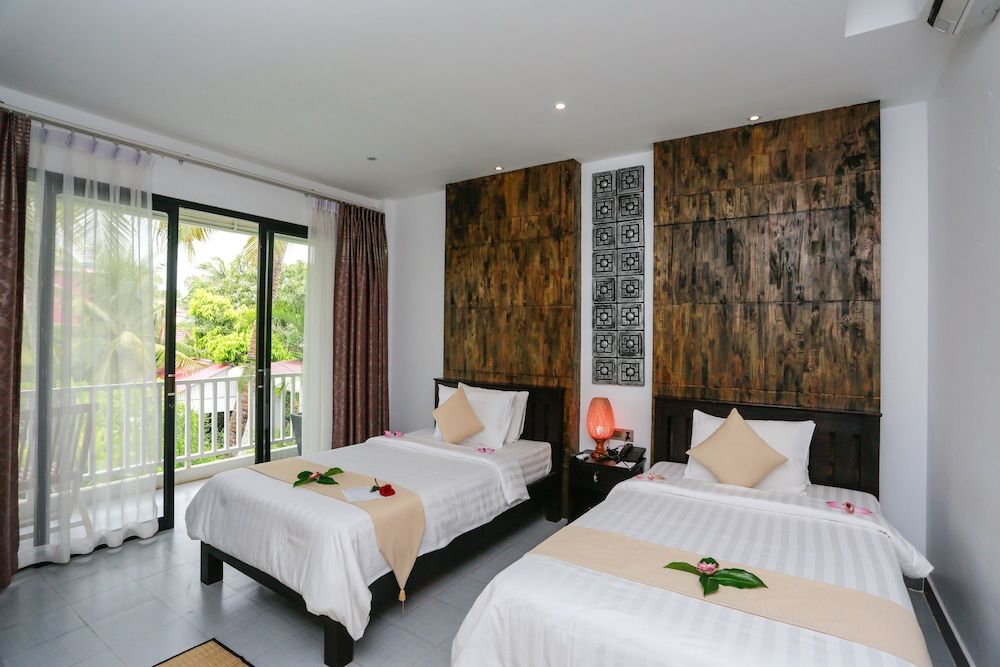 Ladear Angkor Boutique Hotel Deluxe Twin balcony with pool view