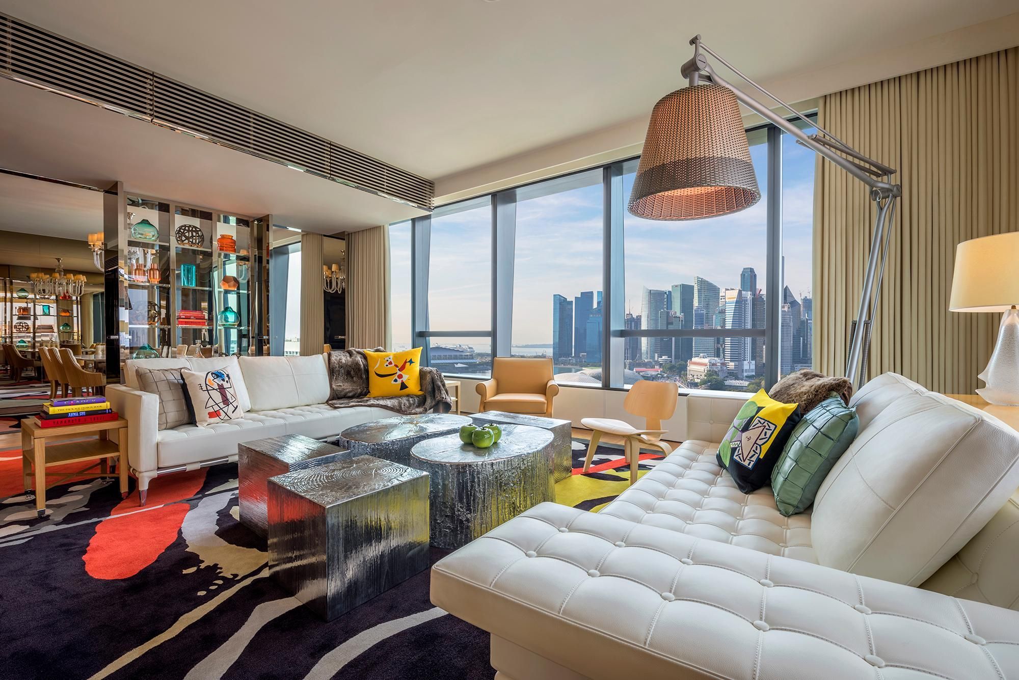 Presidential Suite, Executive lounge access, 2 Bedroom Presidential Suite, Marina Bay view