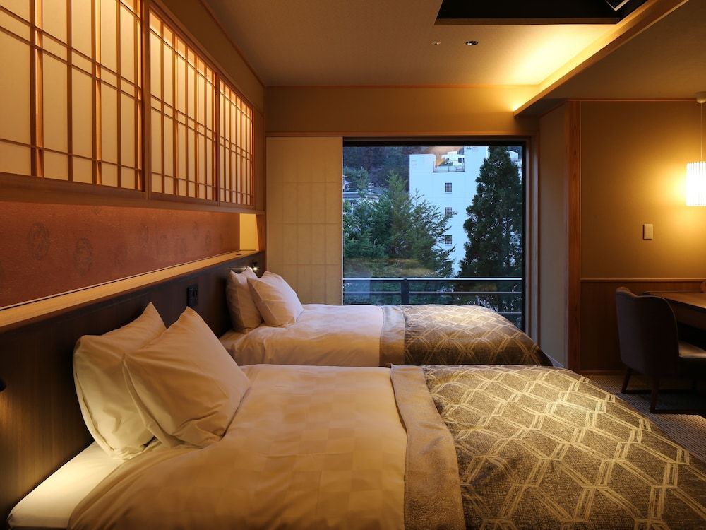 Japanese Western Suite ATAGO w/2 Open Air Bath, Non smoking - TEPPAN Meal in restaurant "Chefs room"