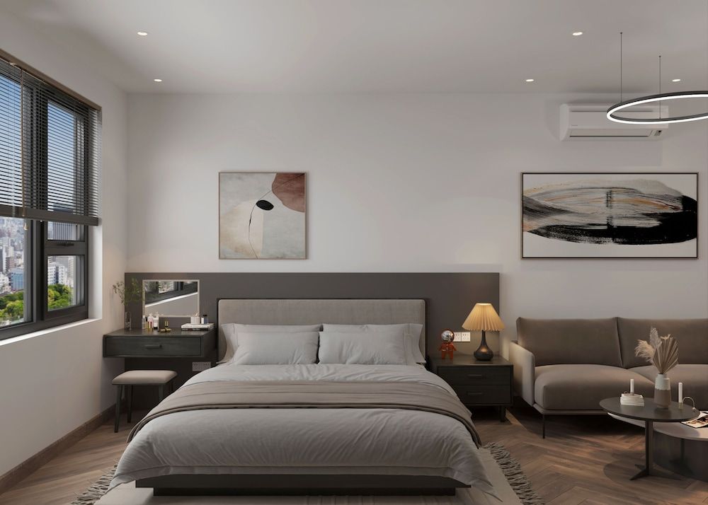 Comfort Room, 1 King Bed, City View
