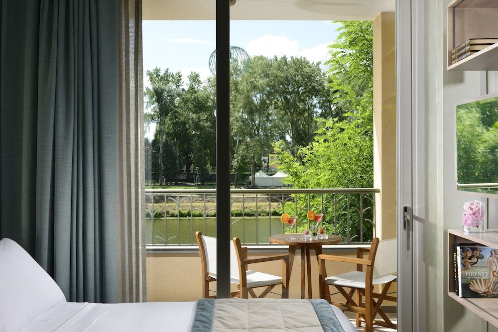Hotel Ville sull'Arno Deluxe Room, 1 Double Bed, River View 3