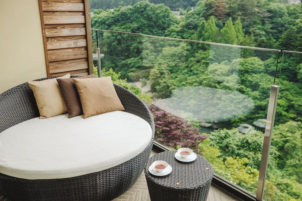 Deluxe Japanese Room with open-air bath