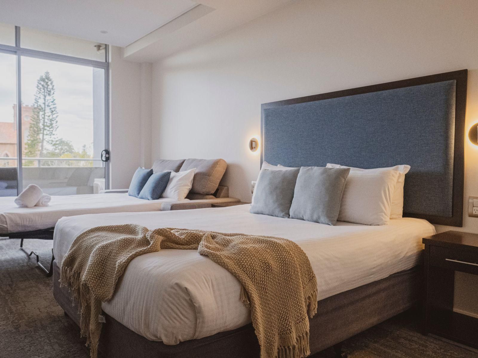 Queen Room with Sofa Bed and Balcony