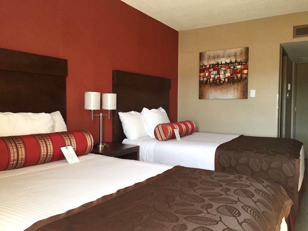 Standard Room, 2 Double Beds, Refrigerator & Microwave, Mountain View