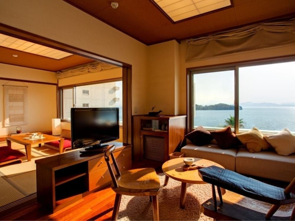 Executive Room with Open Air Bath, Angel Road & Sea View, typeA