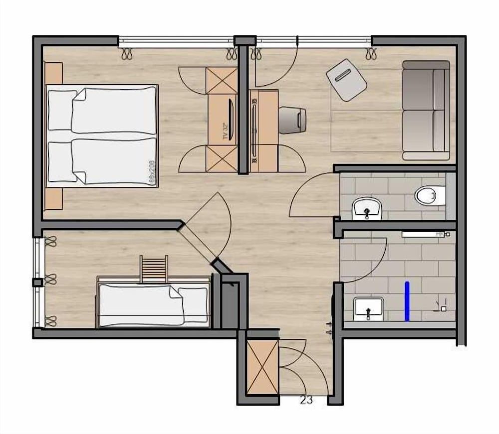 Apartment, 2 Bedrooms