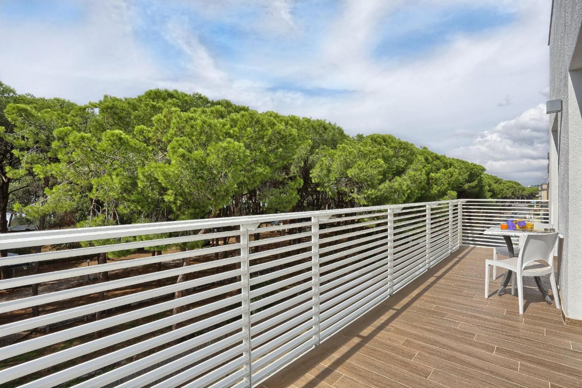 Superior Double Room with Terrace and Pinewood View