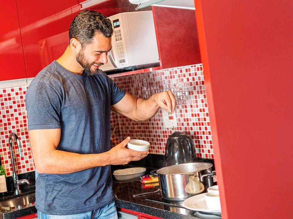 Aparthotel Adagio São Paulo Moema Apartamento superior, 2 camas de solteiro, cozinha (2 Twin) 12