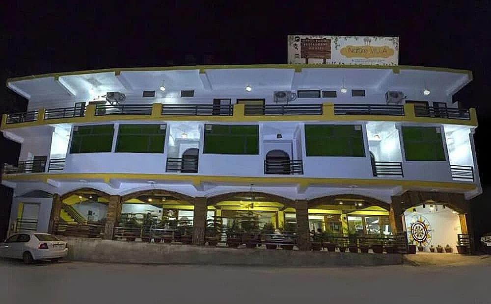 Front of property - evening/night