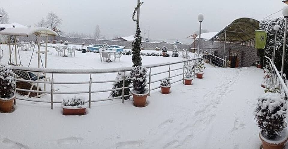 Lake view in Snow