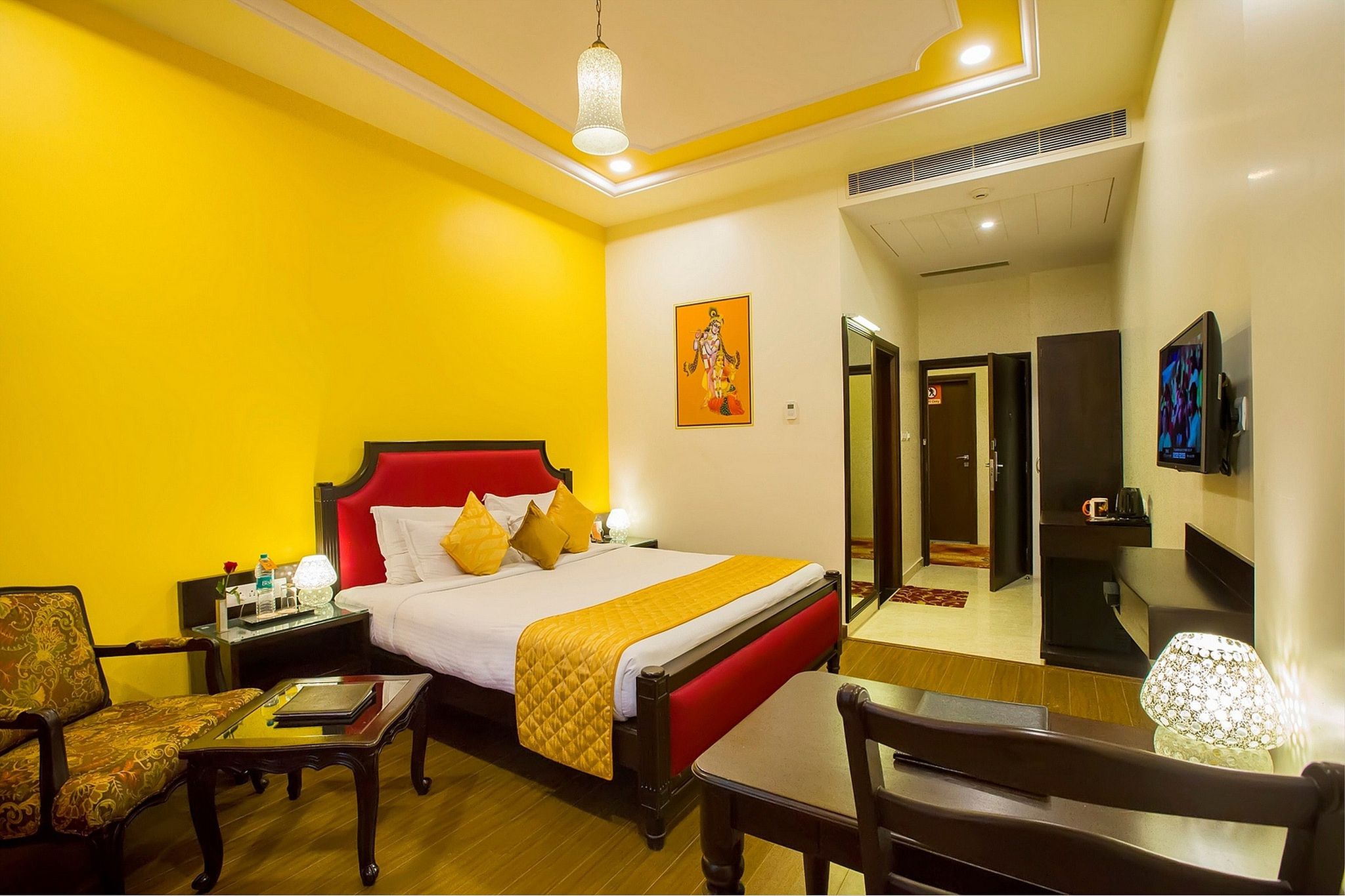 Hotel Kapish Smart- All Pure Veg Deluxe Double Bed Room