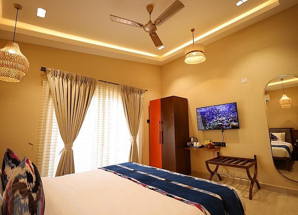 Villa room with Balcony - 2 mins walk to Baga Beach
